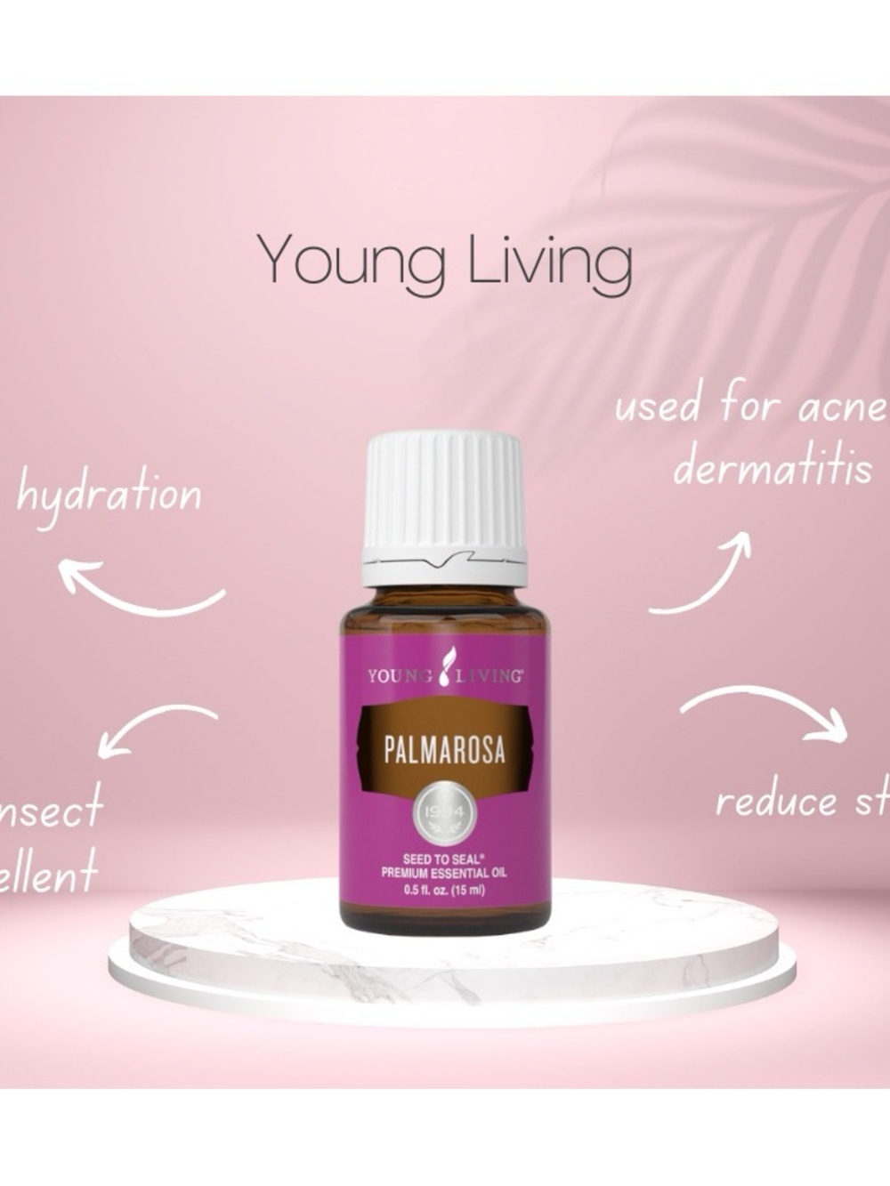 Young Living Palmarosa Essential Oil - Brand New Unopened 15 ml - Picture 6 of 7